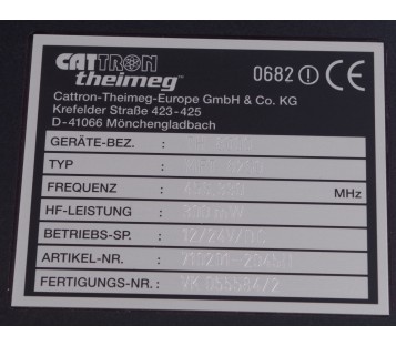 CATTRON TH 8000 TH8000 MFT8260  ! NEW !