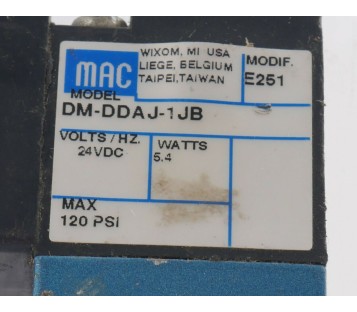 MAC DM-DDAJ-1JB 52A-11-C0A-DM-DDAJ-1JB 52A11C0ADMDDAJ1JB