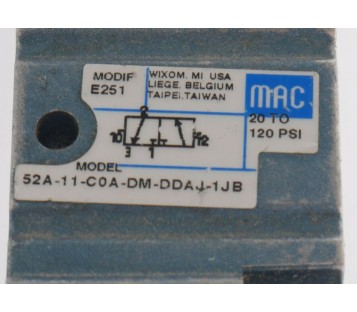 MAC DM-DDAJ-1JB 52A-11-C0A-DM-DDAJ-1JB 52A11C0ADMDDAJ1JB