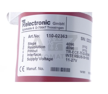 TR ELECTRONIC 110-02363  11002363  4096 11-27V Interbus-S + SSI TR-ECE-  ! NEW !