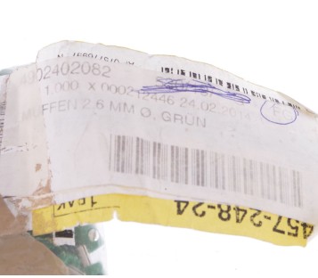 Model train 2.6 mm sleeve 100 pc(s) w/o transverse hole Green ! 100PCS ! NEW !