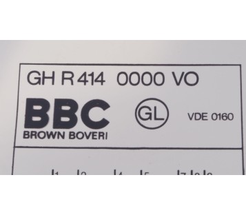 ABB BBC BROWN BOVERI GH R414 0000 VO GHR4140000VO   GH R414 0000 V0  GHR ! NEW !