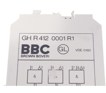 ABB BBC BROWN BOVERI GH R412 0001 R1  GHR4120001R1   ! NEW !