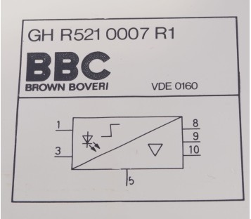 ABB BBC BROWN BOVERI GH R521 0007 R1 GHR5210007R1   ! NEW !