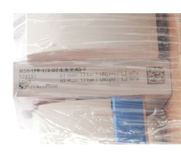 FESTO MS6-LFR-1/2-D7-E-R-V-AS-Z 529191 MS6LFR12D7ERVASZ ! NEW ! 