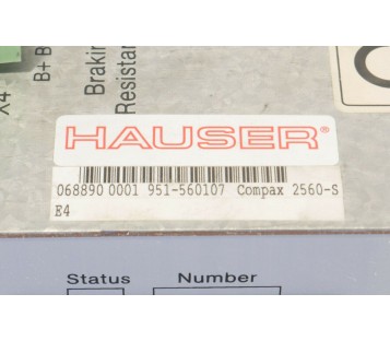 HAUSER COMAPX 2560-S E4 951-560107 2560S