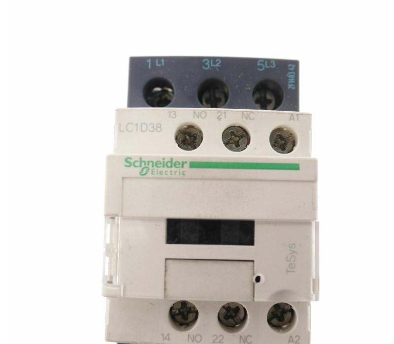 SCHNEIDER LC1D38 48VAC BROKEN MOUNTING EDGE