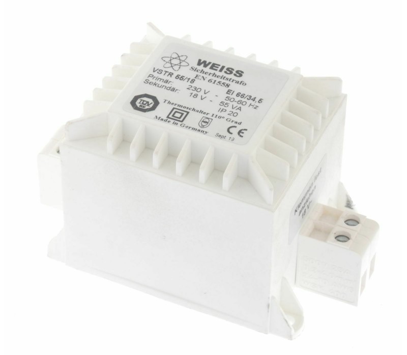 WEISS VSTR 55/18 VSTR5518 TRANSFORMER 18V AC 55W 3A ! NEW ! 