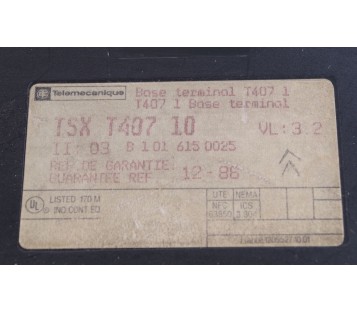TELEMECANIQUE TSX T407 1 TSXT4071 