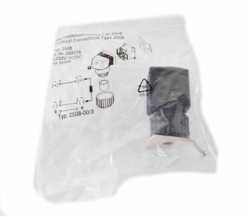 BURKERT 2508-00/3 2508003 PLUG FOR SOLENOID VALVE ! NEW !