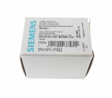 SIEMENS 3RH1911-1FB22 3RH19111FB22 ! NEW !