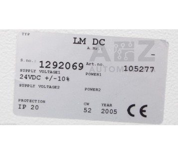 LENZE DETO LM DC LM-DC LMDC  105277 ! NEW !