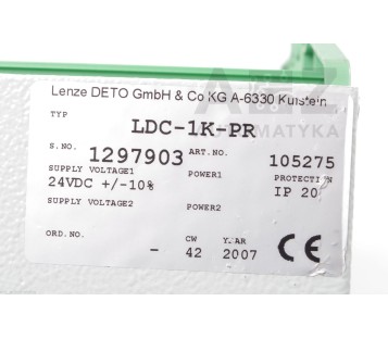 LENZE DETO LDC-1K-PR LDC1KPR 105275 ! NEW !