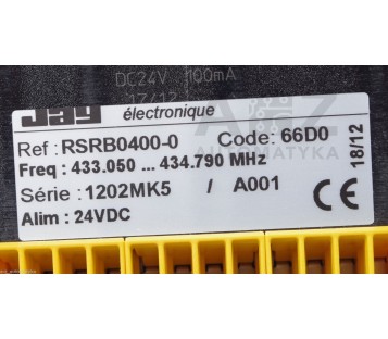 JAY RSRB0400-0  RSRB04000 RADIOSAFE RSRB ! NEW !