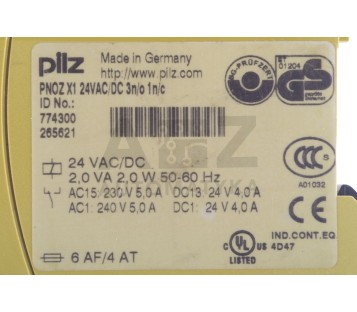 PILZ PNOZ X1 PNOZX1 24VAC/DC 774300