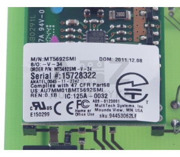 SAE MT5692SMI  MT5692SMI-V-34  MT5692SMIV34  FW-10-ISDN-1 9909012