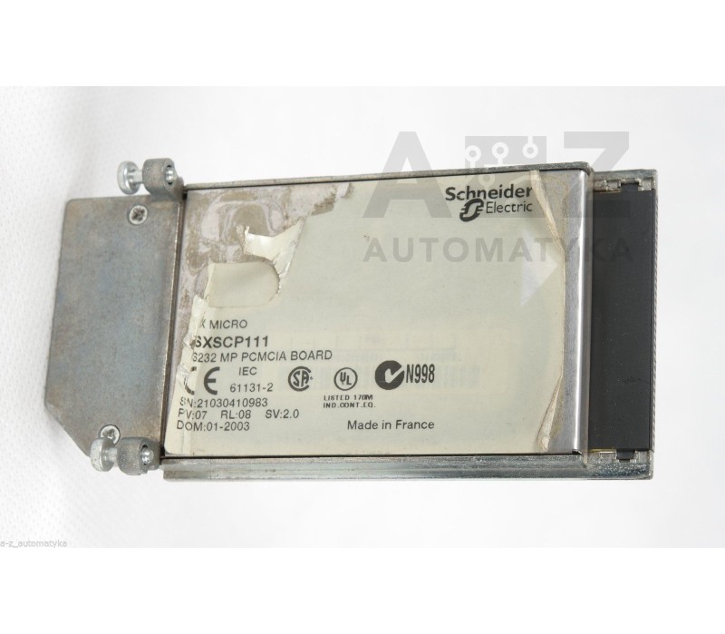 SCHNEIDER TSXSCP111 RS232 MP PCMCIA BOARD