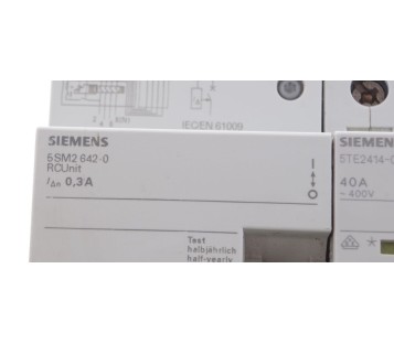 SIEMENS 5SM2642-0 + 5TE2414-0 5TE24140 40A