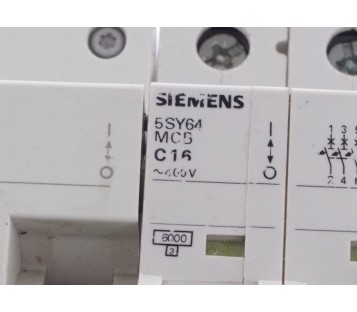 SIEMENS 5SM2342-0 5SM23420 + 5SY64 MCB C16 