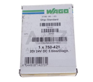 WAGO 750-421 750421  2DI 24V DC  ! NEW !