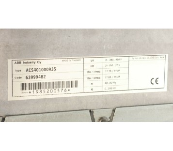 ABB ACS401000935 63999482 