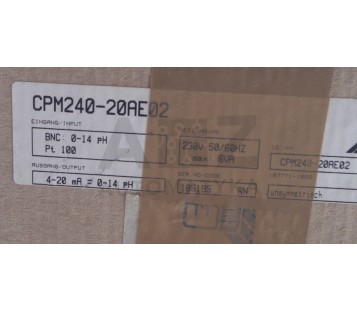 ENDRESS HAUSER LIQUISYS P CPM240-20AE02 CPM24020AE02 ! NEW !