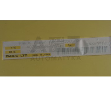 FANUC POWER MATE A02B-0166-B501 A02B0166B501  