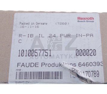 REXROTH BOSCH R-IB IL 24 PWR IN-PAC  R-IBIL24PWRIN-PAC  RIBIL24PWRINPAC  ! NEW !