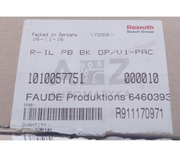 REXROTH BOSCH R-IL PB BK DP/V1-PAC  R-ILPBBKDP/V1-PAC  RILPBBKDPV1PAC    ! NEW !
