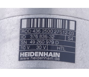 HEIDENHAIN ROD 436 2500 27S12-03  376 836-32    37683632 