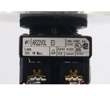 FUJI AR22VOL AR22VOL E3 EMEGRENCY STOP BUTTON