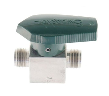 SWAGELOK SS-10P6T-MM SS10P6TMM 757606001 Quarter-Turn Instrument Plug Valve