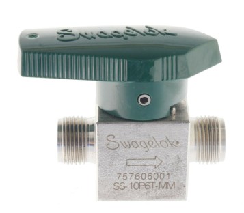 SWAGELOK SS-10P6T-MM SS10P6TMM 757606001 Quarter-Turn Instrument Plug Valve