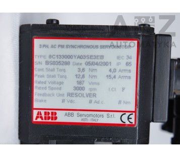 ABB: SERVOMOTOR 8C133000YA03SE3EB