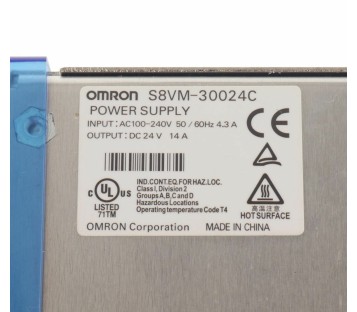 OMRON S8VM S8VM-30024C S8VM30024C  POWER SUPPLY  