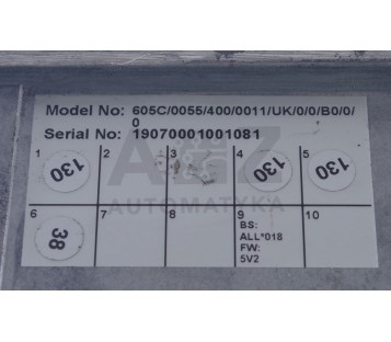 EUROTHERM 590 SERIES 605C/0055/400/0011/UK/0/0/B0/0/0   605C00554000011UK00B000