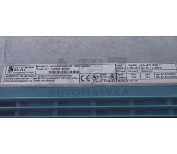 EUROTHERM 590 SERIES 605C/0055/400/0011/UK/0/0/B0/0/0   605C00554000011UK00B000