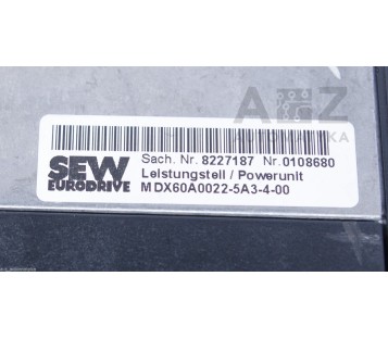 SEW EURODRIVE MDS60A0022-5A3-4-00  8264996  MOVIDRIVE ( MDS60A00225A3400 )