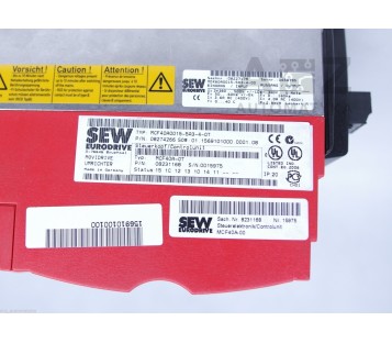SEW EURODRIVE MCF40A0015-5A3-4-0T ( MCF40A00155A340T ) 08274266 MDX60A0015