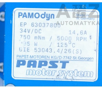 PAPST: PAMODYN  EP63037800 ( EP-63037800 )