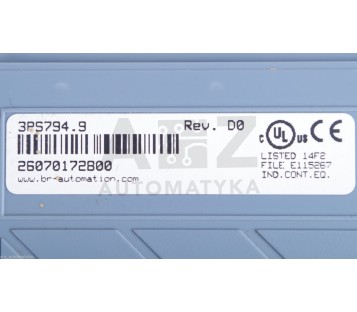 B&R 3PS794.9 3PS7949 REV. D0  