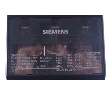 SIEMENS 3NP408... Circuit Breaker 35A FUSE
