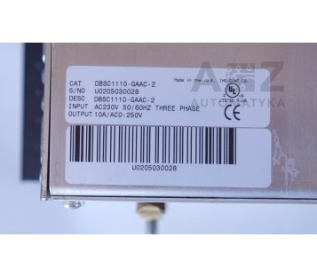 BALDOR AC SERVO DRIVE  DBSC1110-GAAC-2   ( DBSC1110GAAC2 )