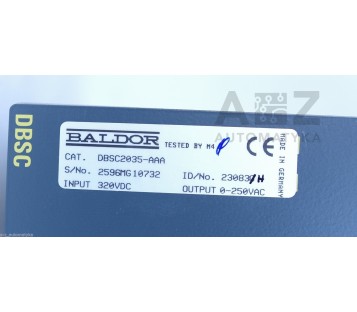 BALDOR AC SERVO DRIVE  DBSC2035-AAA  230830  23083H