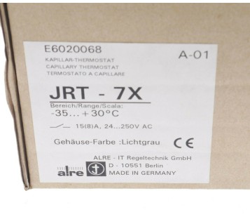 ALRE JRT-7X JRT7X E6020068 THERMOSTAT CAPILLARY ! NEW ! 
