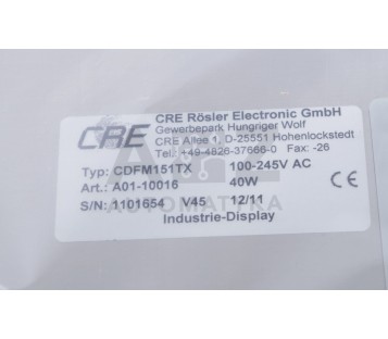 CRE CDFM151TX A01-10016 A0110016 ! NEW !
