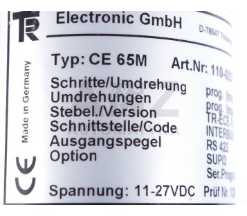TR ELECTRONIC TR-ELECTRONIC CE 65M 110-02371  11002371