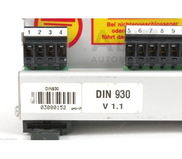 DIN930 DIN 930 V 1.1 V1.1 V11  03080152 INPUT MODULE