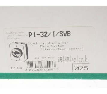 MOELLER P1-32/I/SVB P132ISVB ! NEW ! 