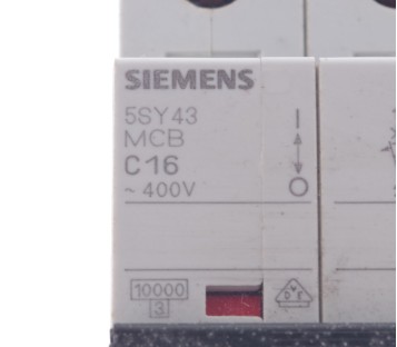 SIEMENS C16 5SY43 MCB 5SY43MCB FUSE CIRCUIT BREAKER